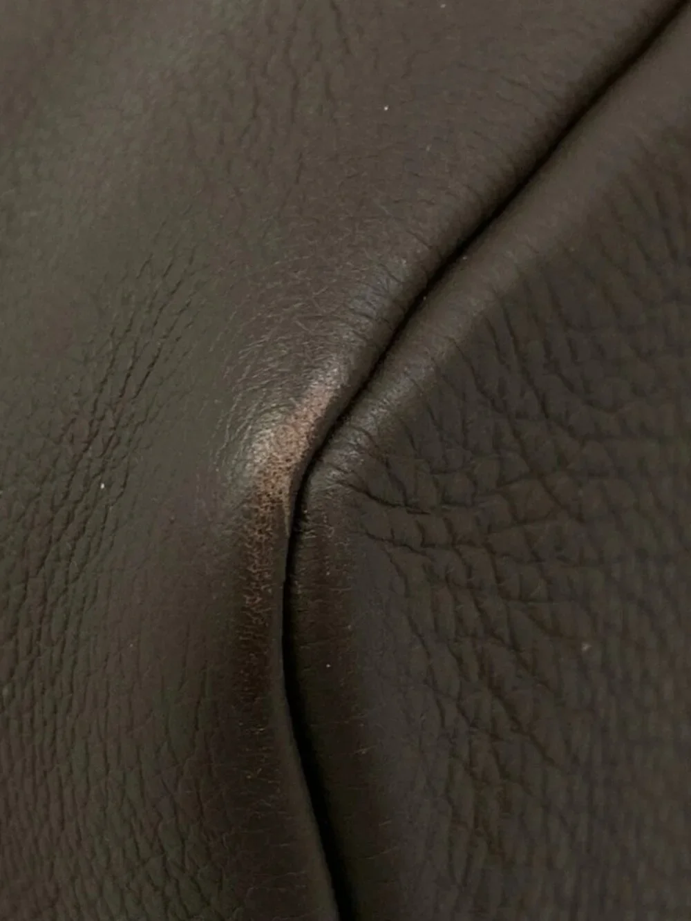 THE ROW Marcel Dark Brown Calf Skin Leather Handbag
